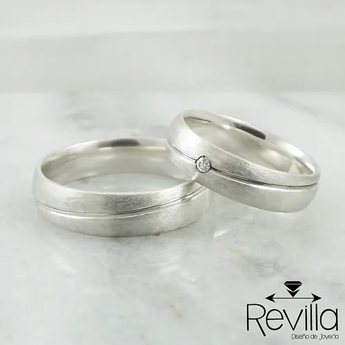 Par de argollas matrimoniales AR-01